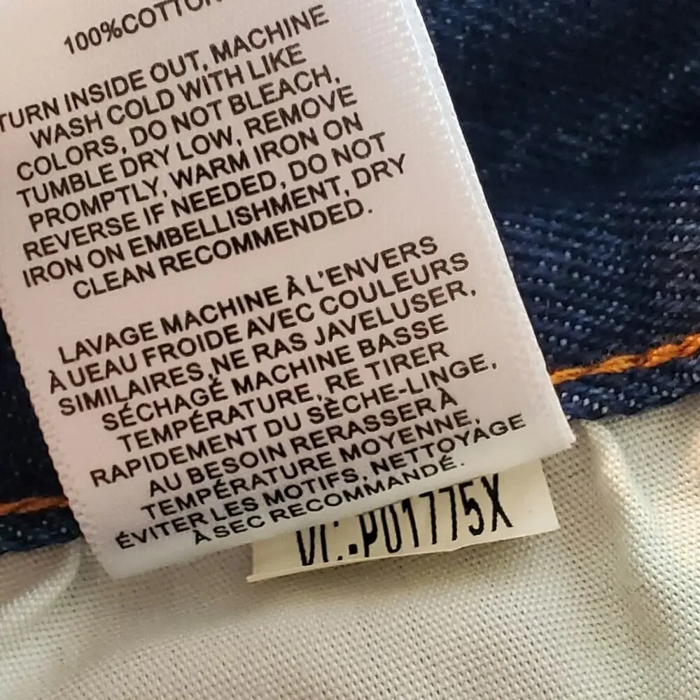 VIGOSS Royce 70's Stovepipe Crop  Medium wash Denim  Size 14 New with tags